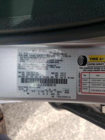 3LNDL2L35CR820147 - 2012 LINCOLN MKZ HYBRID SILVER photo 12