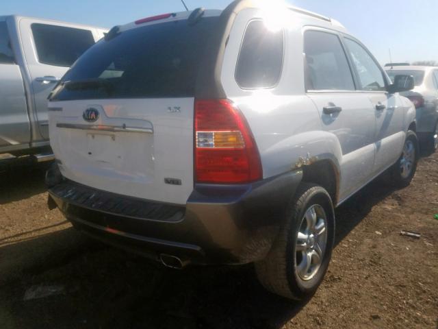 KNDJE723787540499 - 2008 KIA SPORTAGE EX  photo 4