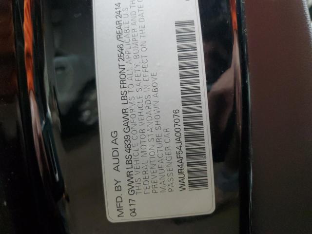 WAUR4AF54JA007076 - 2018 AUDI S5 PRESTIGE 黑色 照片 12