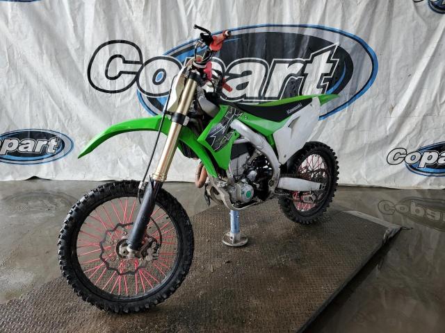 JKAKXGJC4KA001245 - 2019 KAWASAKI KX450 F GREEN photo 2