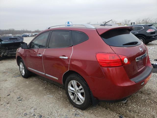 JN8AS5MV4CW414311 - 2012 NISSAN ROGUE S მუქწითელი ფოტო 2