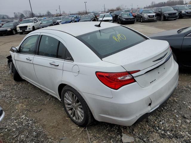 1C3CCBCG0DN575558 - 2013 CHRYSLER 200 LIMITED WHITE photo 2