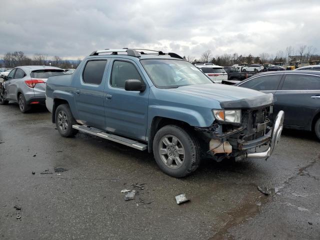 2HJYK16347H533443 - 2007 HONDA RIDGELINE RTX BLUE photo 4