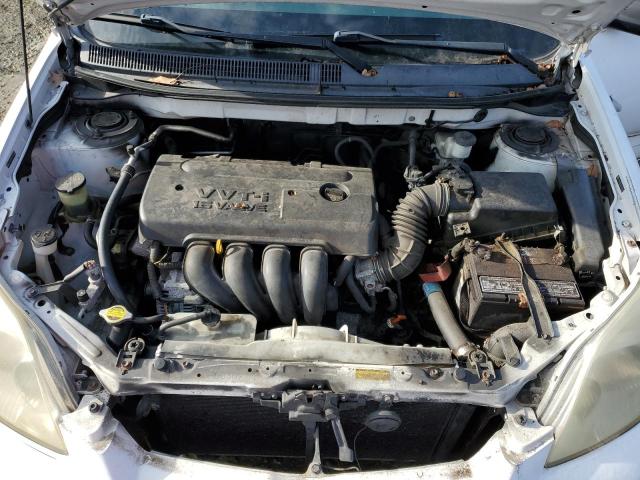 2T1KR32E46C556240 - 2006 TOYOTA COROLLA MA XR WHITE photo 11