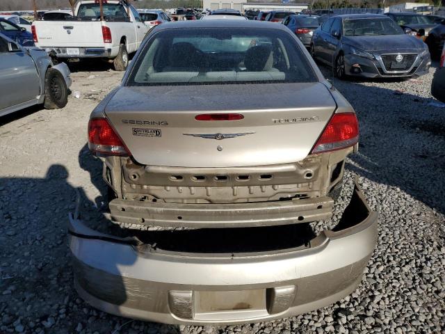 1C3EL56R05N613203 - 2005 CHRYSLER SEBRING TOURING GOLD photo 6