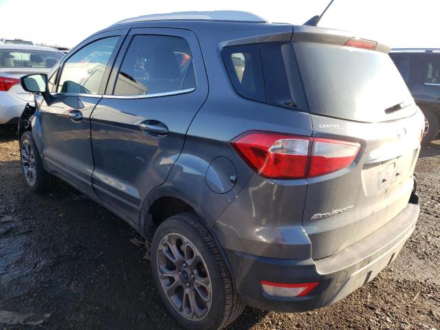 MAJ6S3KL0KC260371 - 2019 FORD ECOSPORT TITANIUM GRAY photo 2