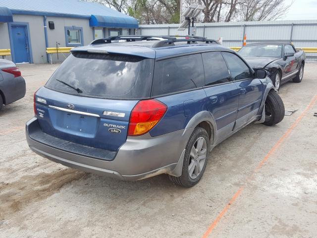 4S4BP86C674329515 - 2007 SUBARU LEGACY OUTBACK 3.0R LL BEAN  photo 4