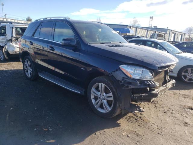 4JGDA5HB8CA078411 - 2012 MERCEDES-BENZ ML 350 4MATIC BLACK photo 4