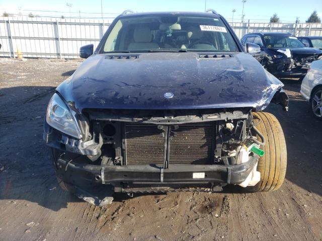 4JGDA5HB8CA078411 - 2012 MERCEDES-BENZ ML 350 4MATIC BLACK photo 5