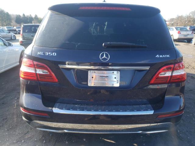 4JGDA5HB8CA078411 - 2012 MERCEDES-BENZ ML 350 4MATIC BLACK photo 6
