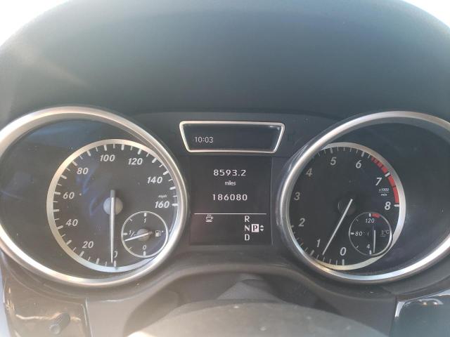 4JGDA5HB8CA078411 - 2012 MERCEDES-BENZ ML 350 4MATIC BLACK photo 9