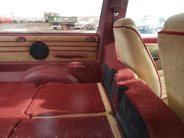 1FMCU14T4HUA51299 - 1987 FORD BRONCO II RED photo 10