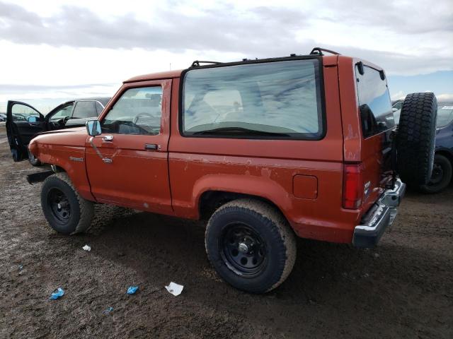 1FMCU14T4HUA51299 - 1987 FORD BRONCO II RED photo 2