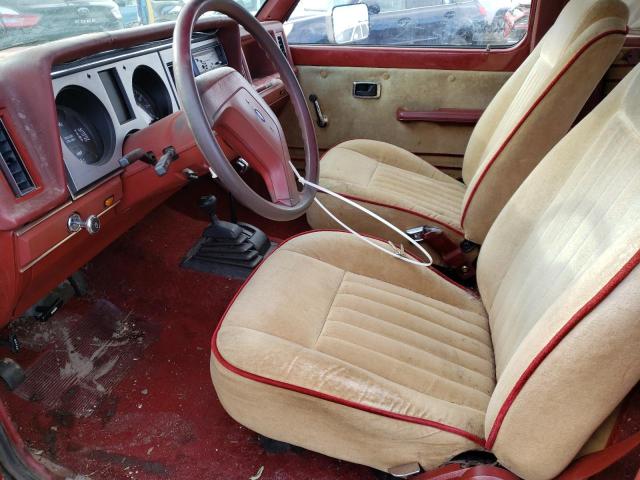 1FMCU14T4HUA51299 - 1987 FORD BRONCO II RED photo 7