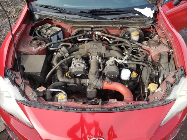 JF1ZNAA13D2728112 - 2013 TOYOTA SCION FR-S RED photo 11