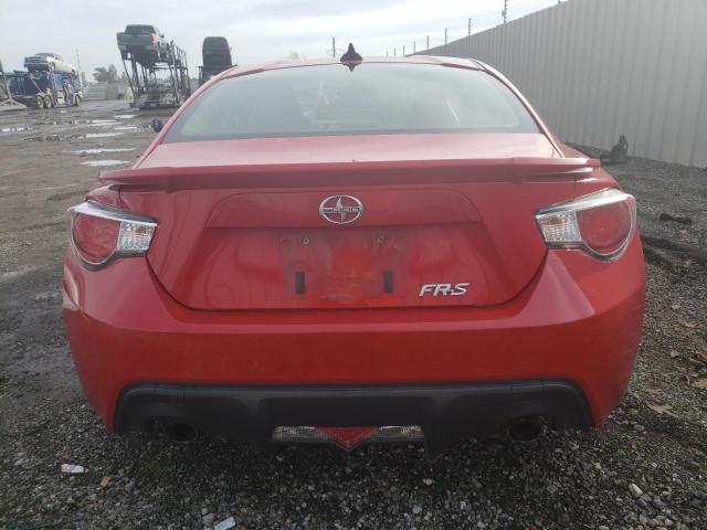 JF1ZNAA13D2728112 - 2013 TOYOTA SCION FR-S RED photo 6