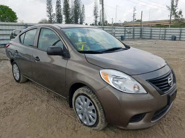 3N1CN7AP9EL850810 - 2014 NISSAN VERSA S  photo 1