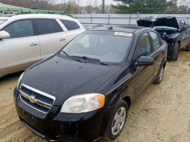 KL1TD56E99B601790 - 2009 CHEVROLET AVEO LS  photo 2