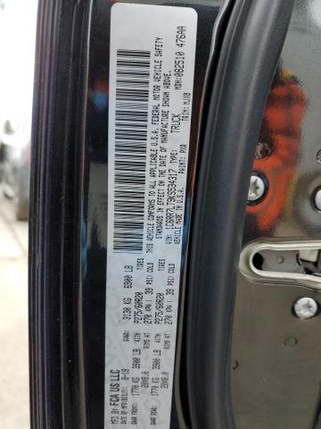 1C6RR7LT9KS534317 - 2019 RAM 1500 CLASS SLT შავი ფოტო 12