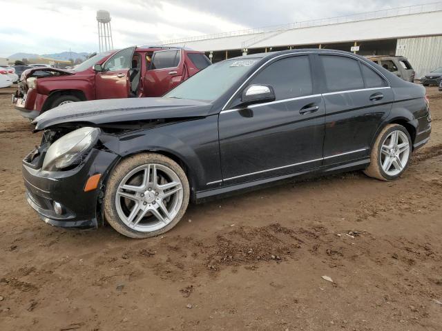 WDDGF56XX9F211012 - 2009 MERCEDES-BENZ C 350 BLACK photo 1