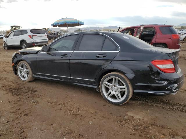 WDDGF56XX9F211012 - 2009 MERCEDES-BENZ C 350 BLACK photo 2