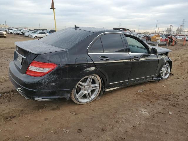 WDDGF56XX9F211012 - 2009 MERCEDES-BENZ C 350 BLACK photo 3