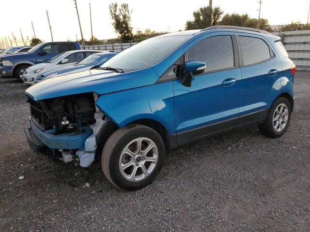 MAJ3S2GE4KC258498 - 2019 FORD ECOSPORT SE BLUE photo 1