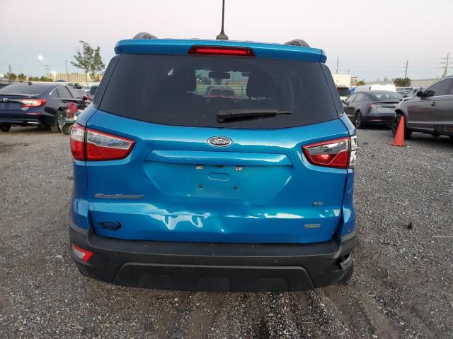 MAJ3S2GE4KC258498 - 2019 FORD ECOSPORT SE BLUE photo 6