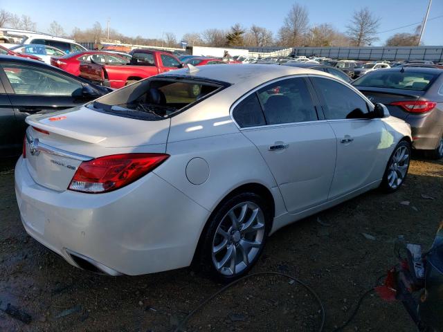 2G4GV5GV4C9150570 - 2012 BUICK REGAL GS WHITE photo 3