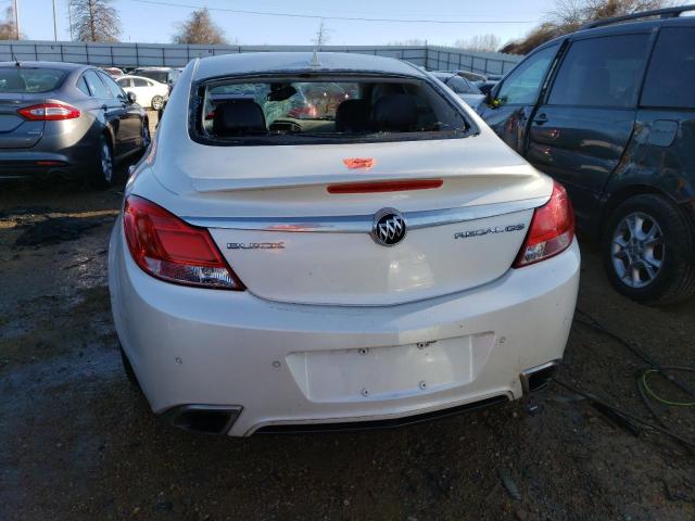 2G4GV5GV4C9150570 - 2012 BUICK REGAL GS WHITE photo 6