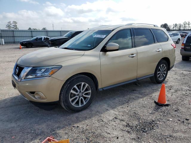 5N1AR2MM3DC656065 - 2013 NISSAN PATHFINDER S TAN photo 1