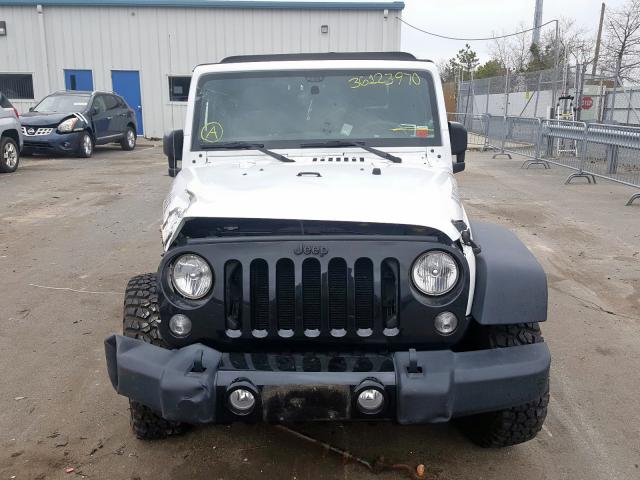 1C4AJWAG1EL314830 - 2014 JEEP WRANGLER SPORT  photo 9