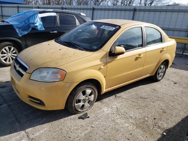 KL1TD566X7B047648 - 2007 CHEVROLET AVEO BASE YELLOW photo 1