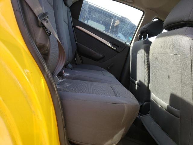 KL1TD566X7B047648 - 2007 CHEVROLET AVEO BASE YELLOW photo 10