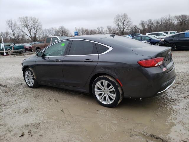 1C3CCCABXFN626905 - 2015 CHRYSLER 200 LIMITE GRAY photo 2