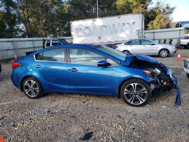 KNAFZ4A80E5174752 - 2014 KIA FORTE EX BLUE photo 4