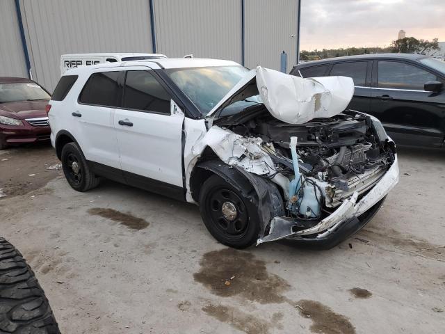 1FM5K8AR5HGD07576 - 2017 FORD EXPLORER POLICE INTERCEPTOR WHITE photo 4