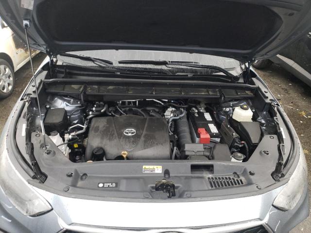 5TDGZRBH1MS088152 - 2021 TOYOTA HIGHLANDER XLE ნაცრისფერი ფოტო 12