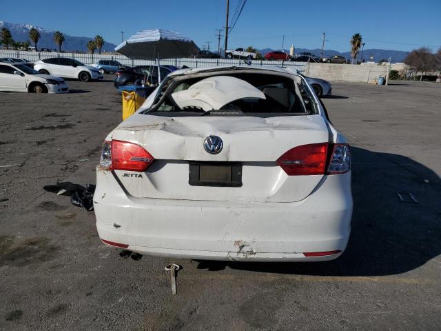 3VW1K7AJ1EM374620 - 2014 VOLKSWAGEN JETTA BASE WHITE photo 6