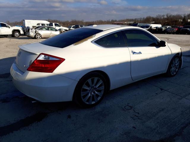 1HGCS22878A007511 - 2008 HONDA ACCORD EXL WHITE photo 3