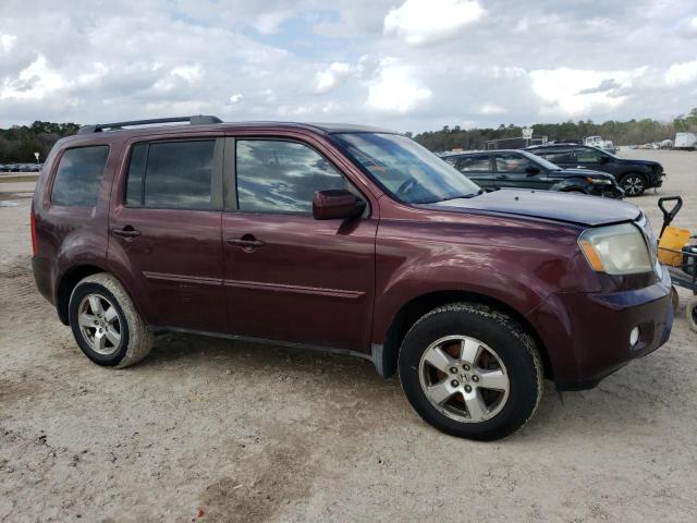 5FNYF3H42BB023472 - 2011 HONDA PILOT EX MAROON photo 4