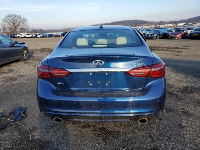 JN1FV7AR7KM800567 - 2019 INFINITI Q50 RED SPORT 400 BLUE photo 6