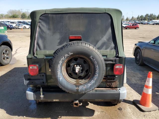 1J4FA39S25P310169 - 2005 JEEP WRANGLER X GREEN photo 6