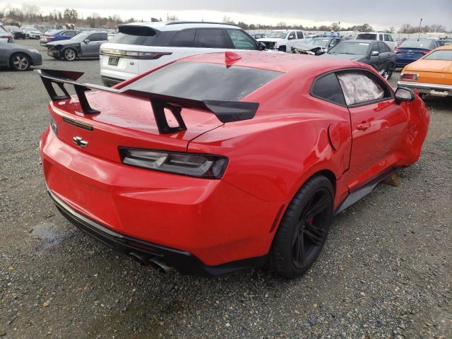 1G1FJ1R67J0184965 - 2018 CHEVROLET CAMARO ZL1 红色 照片 3