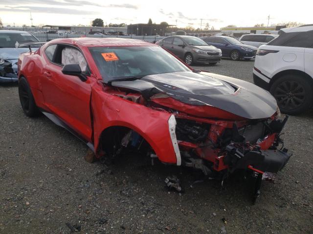 1G1FJ1R67J0184965 - 2018 CHEVROLET CAMARO ZL1 红色 照片 4