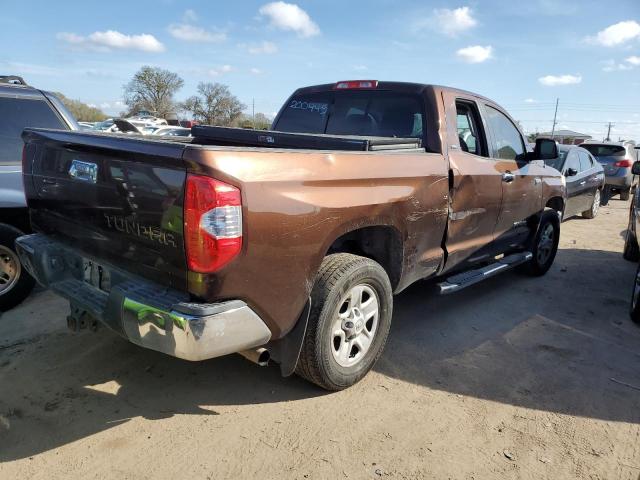 5TFRW5F10GX200445 - 2016 TOYOTA TUNDRA DOUBLE CAB SR/SR5 BROWN photo 3