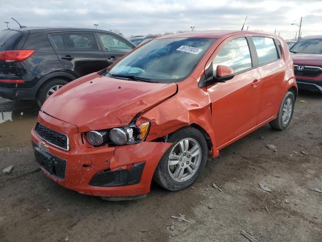 1G1JA6SH1C4131841 - 2012 CHEVROLET SONIC LS ORANGE photo 1