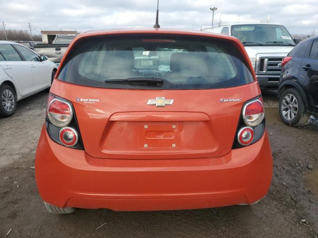 1G1JA6SH1C4131841 - 2012 CHEVROLET SONIC LS ORANGE photo 6