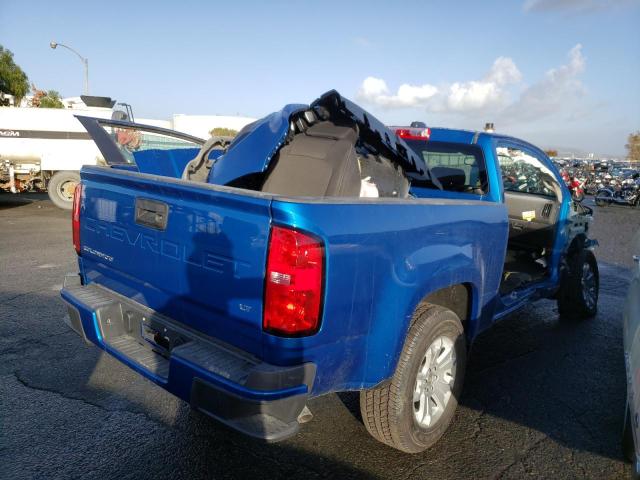 1GCHSCEA5N1257494 - 2022 CHEVROLET COLORADO LT BLUE photo 3