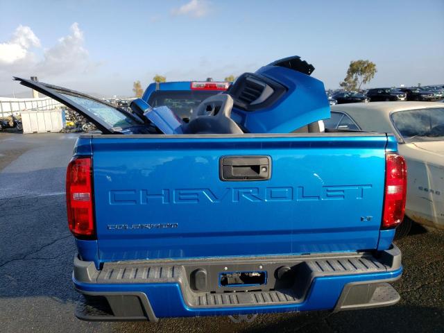 1GCHSCEA5N1257494 - 2022 CHEVROLET COLORADO LT BLUE photo 6